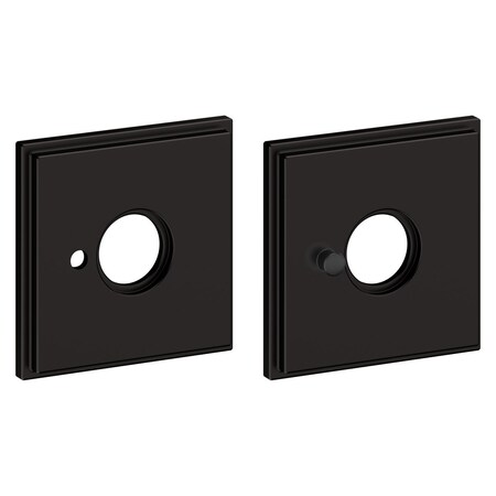 Baldwin Privacy Rosettes Oil Rubbed Bronze R050.102.PV